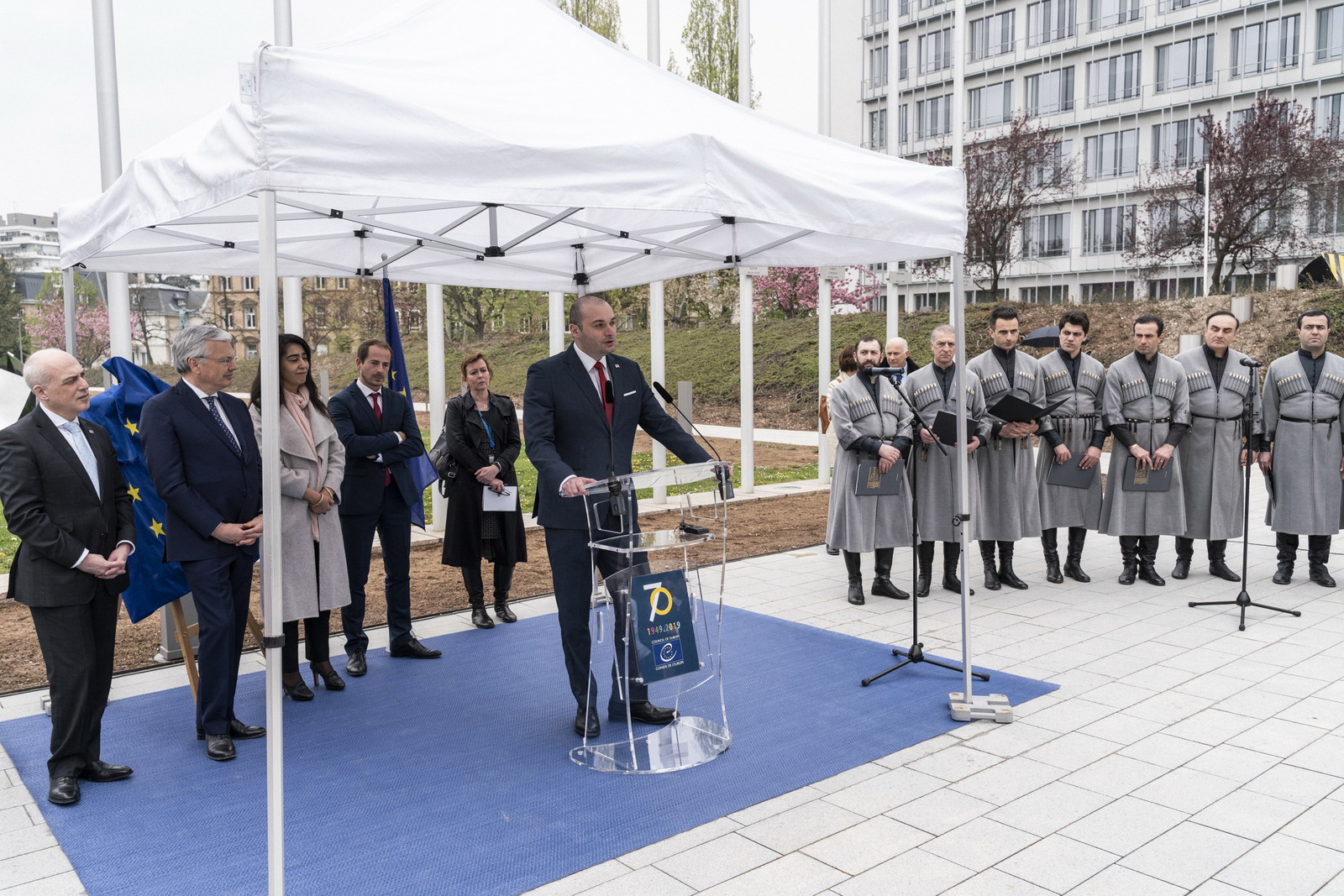 Dalles Georgie 10 Avril 2019 Strasbourg Europe Pierre Loeb 9